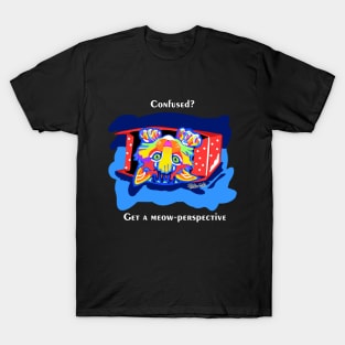 PicatsoCats Boxed Kitty Dark T-Shirt